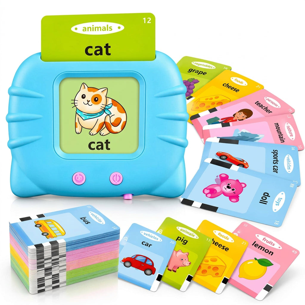 Talking Flashcard Learning Toy 224 Words Rechargeable Educational Language (Pack of 1)